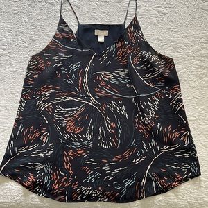 LOFT navy lined racer back